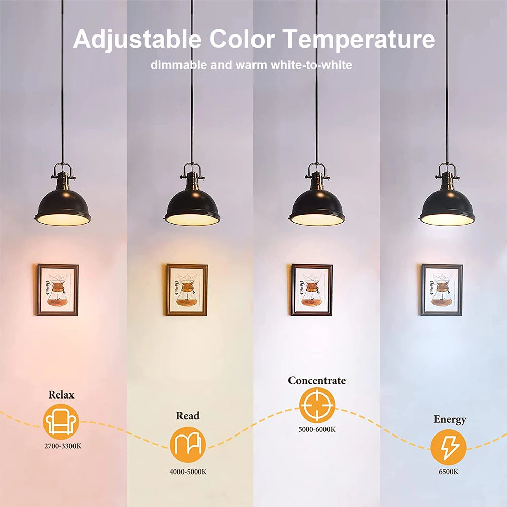 E27 LED Smart Bulb Bluetooth 4.0 WiFi Tuya APP Control Dimmable 15W RGB+CW+WW Light Bulb for Home Bedroom Hotel Bar Party Decor